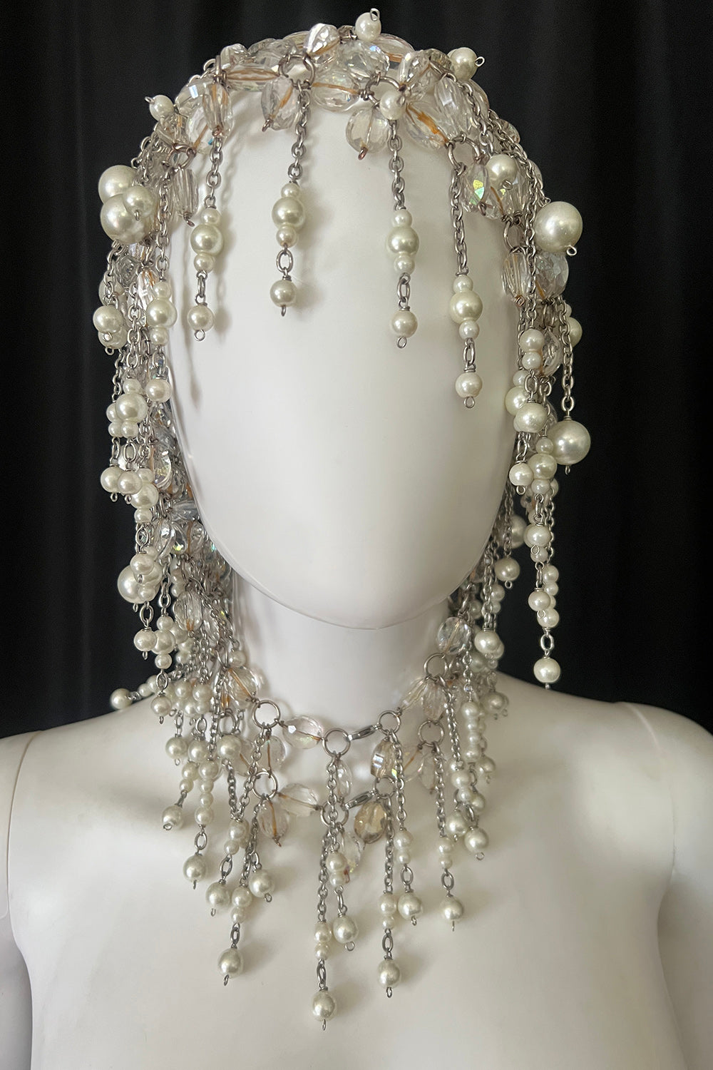 Chaos of Pearls Headpiece – Chained By Sedona display picture 2